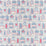 Sanderson Beach Huts Nautical 226490 Fabric Sample DCOA226490