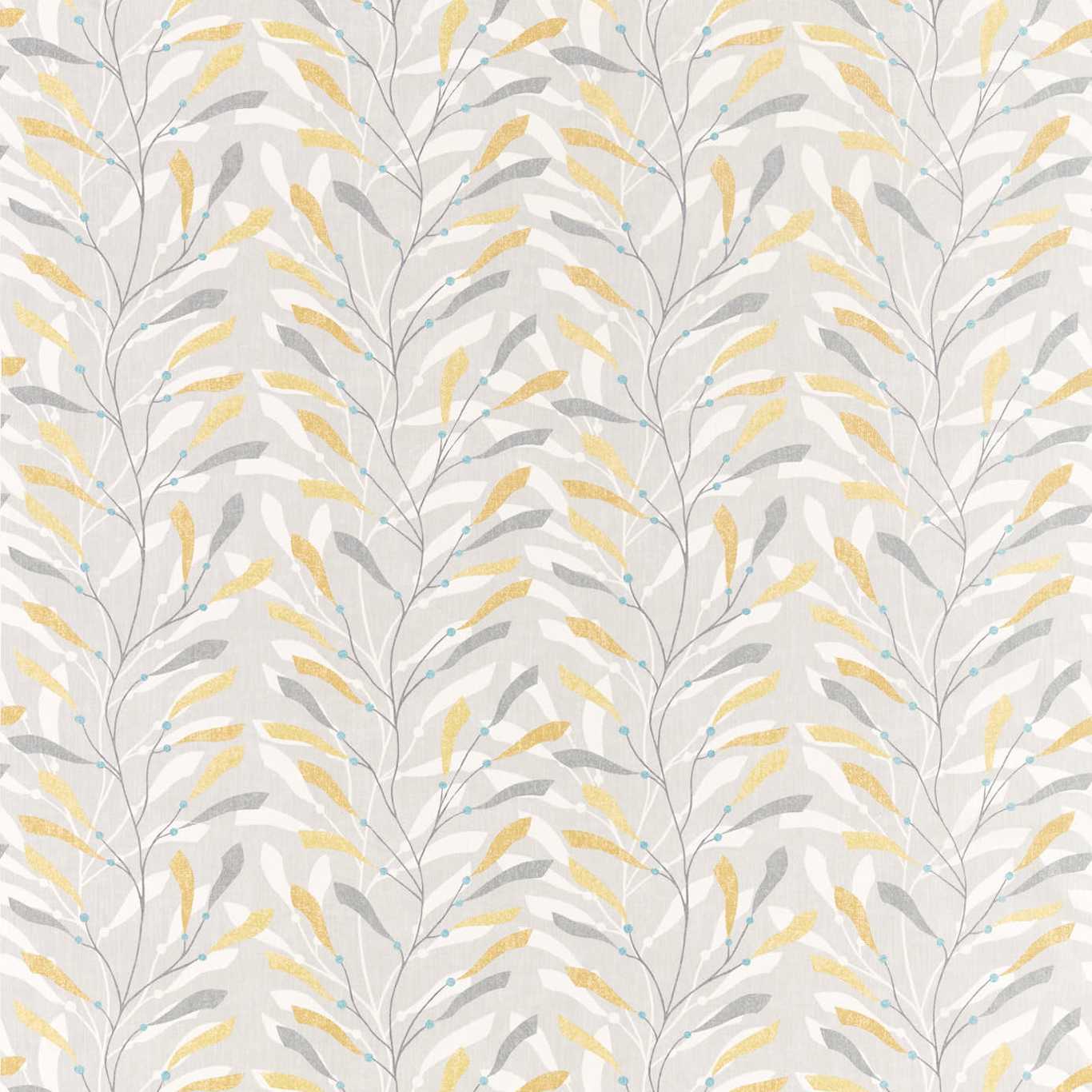 Sanderson Sea Kelp Ochre/Slate 226500 Fabric Sample DCOA226500