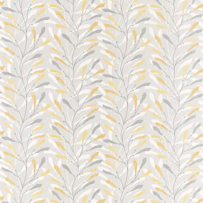 Sanderson Sea Kelp Ochre/Slate 226500 Fabric Sample DCOA226500