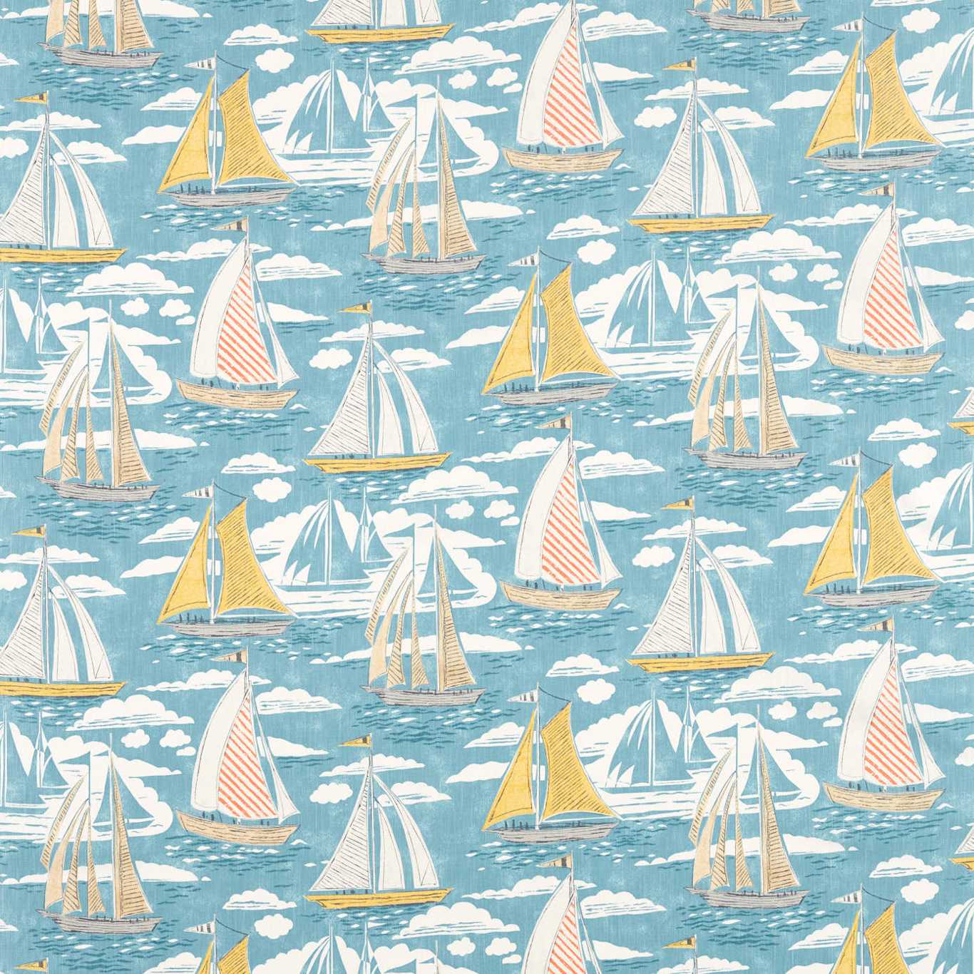 Sanderson Sailor Pacific 226502 Fabric Sample DCOA226502