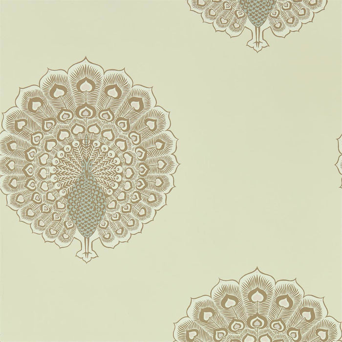 Sanderson Kalapi Parchment 216758 Wallpaper Sample DCPW216758