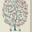 Sanderson Anaar Tree Annato/Blueberry 216790 Wallpaper Sample DCPW216790