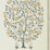 Sanderson Anaar Tree Charcoal/Gold 216791 Wallpaper Sample DCPW216791