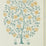 Sanderson Anaar Tree English Grey/Woad 216792 Wallpaper Sample DCPW216792