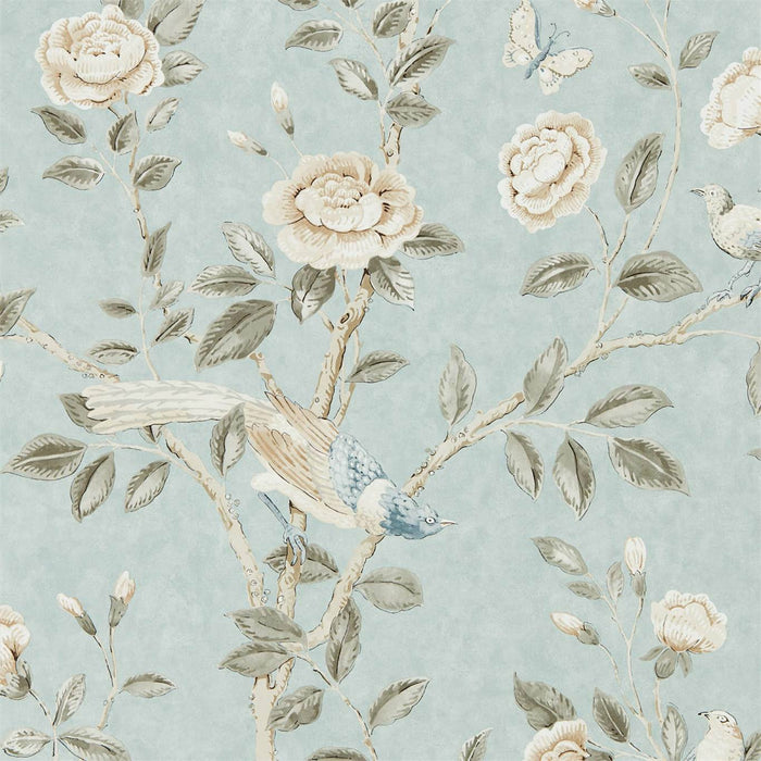 Sanderson Andhara Dove/Cream 216797 Wallpaper Sample DCPW216797