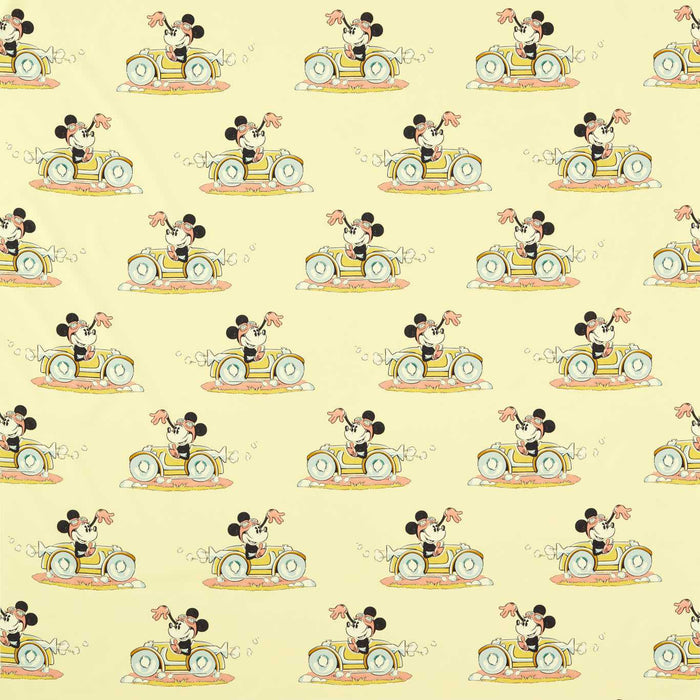 Sanderson Minnie On the Move Sherbet Fabric Sample DDIF227148