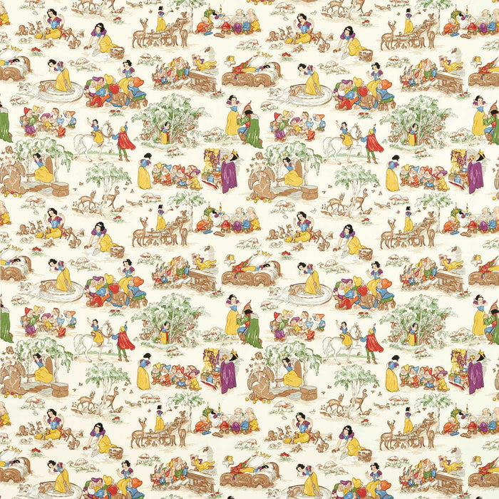 Sanderson Snow White Whipped Cream Fabric DDIF227154