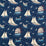 Sanderson Donald Nautical Night Fishing Fabric DDIF227161