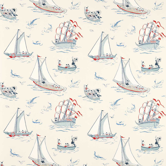 Sanderson Donald Nautical Sea Salt Fabric DDIF227162