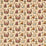 Sanderson Alice in Wonderland Caramel Fabric DDIF227164