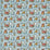 Sanderson Alice in Wonderland Puddle Blue Fabric DDIF227167