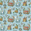 Sanderson Alice in Wonderland Puddle blue Wallpaper Sample DDIW217286