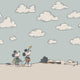 Sanderson Mickey In the Clouds Sea Salt Wallpaper DDIW217292