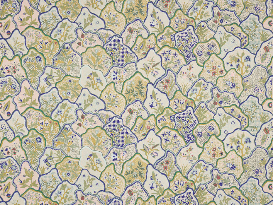 Braquenie Les Fleurs Du Bengale Mistral Fabric B7624001