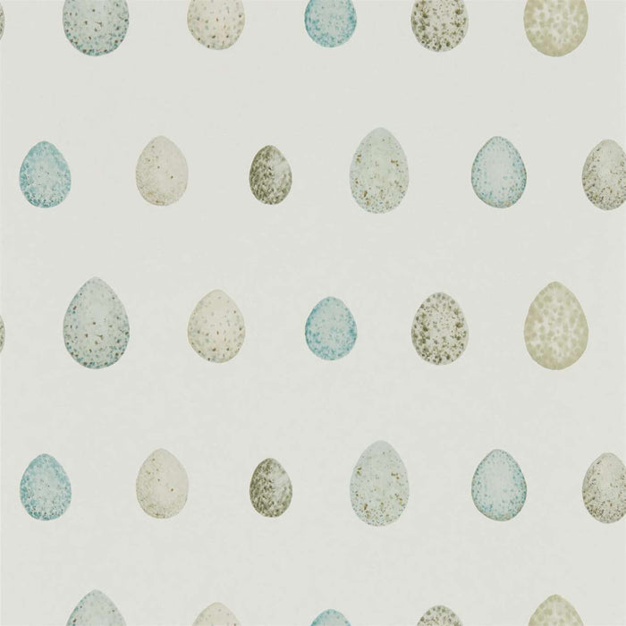 Sanderson Nest Egg Eggshell/Ivory 216502 Wallpaper Sample DEBB216502