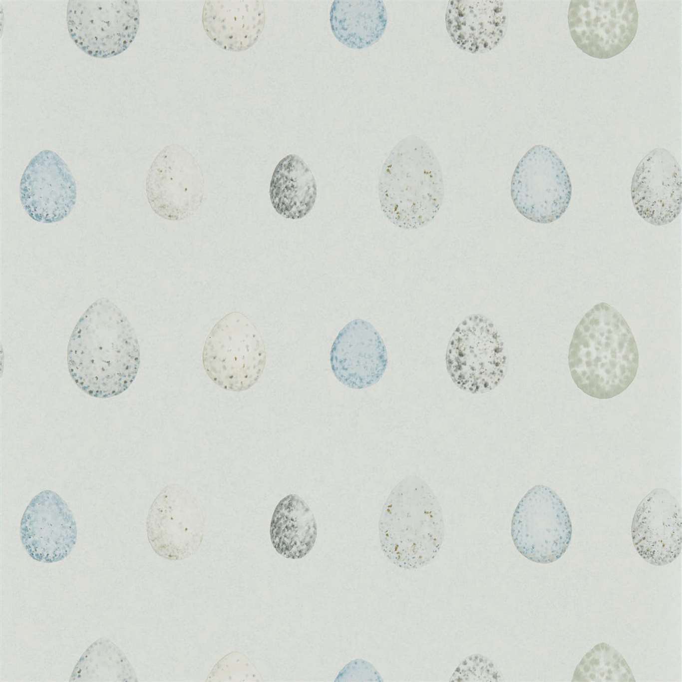 Sanderson Nest Egg Marine Aqua 216504 Wallpaper Sample DEBB216504