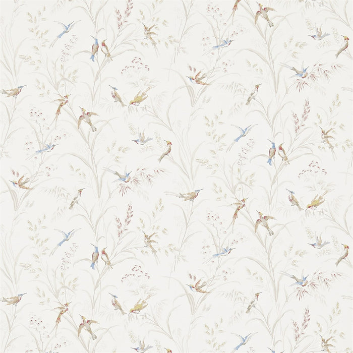 Sanderson Tuileries Taupe/Multi 214080 Wallpaper Sample DFAB214080