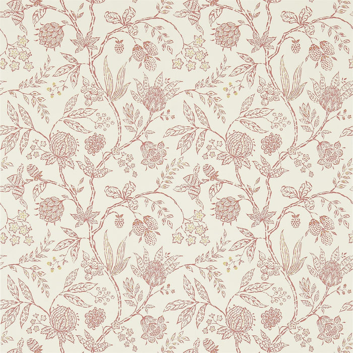 Sanderson Solaine Calico/Russet 214086 Wallpaper Sample DFAB214086