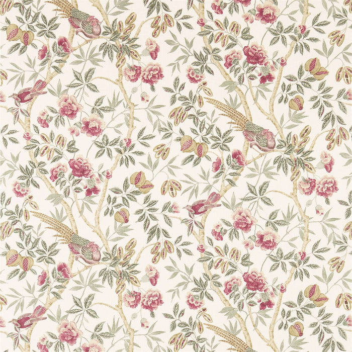 Sanderson Abbeville Rose/Calico 223968 Fabric Sample DFAB223968