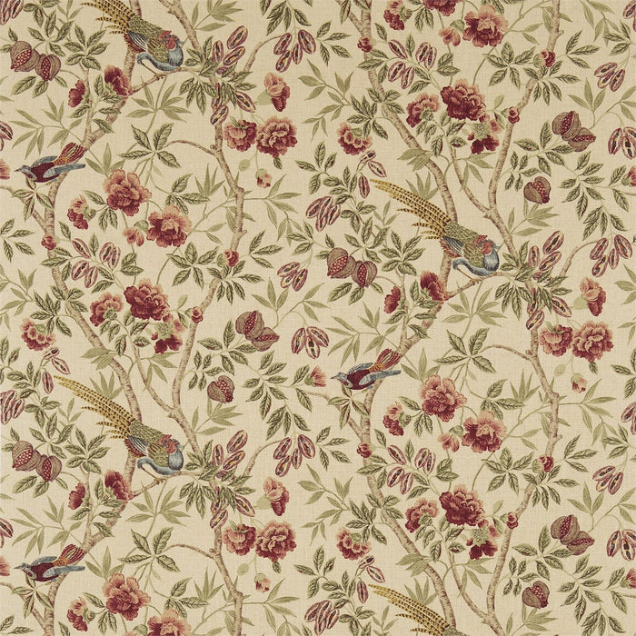 Sanderson Abbeville Russet/Sand 223970 Fabric Sample DFAB223970