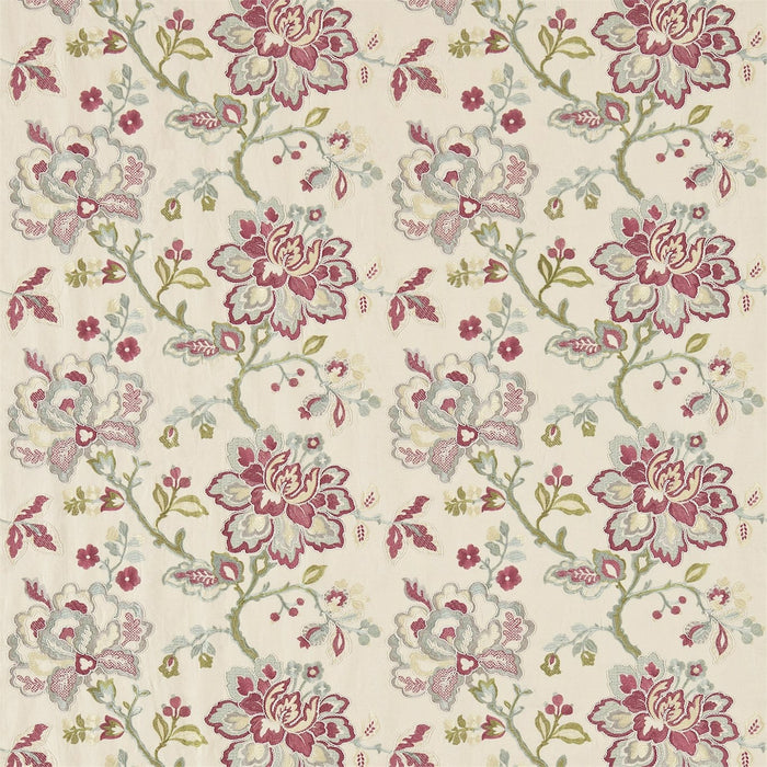 Sanderson Angelique Rose/Aqua 233997 Fabric Sample DFAB233997