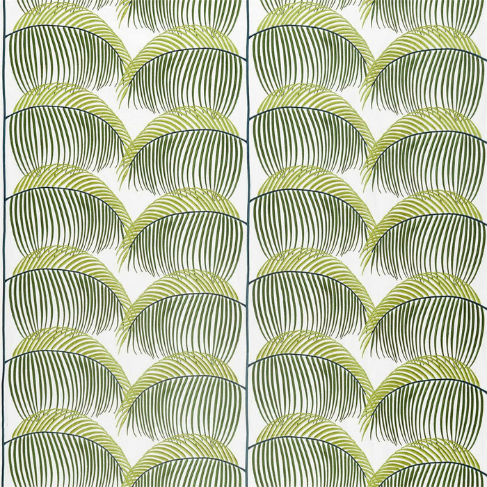 Sanderson Manila Embroidery Lime 236774 Fabric Sample DGLA236774