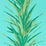 Sanderson Yucca Sky/Green 216648 Wallpaper Sample DGLW216648