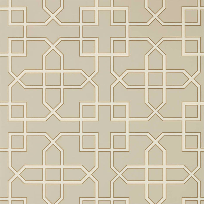 Sanderson Hampton Trellis Linen 216659 Wallpaper Sample DGLW216659