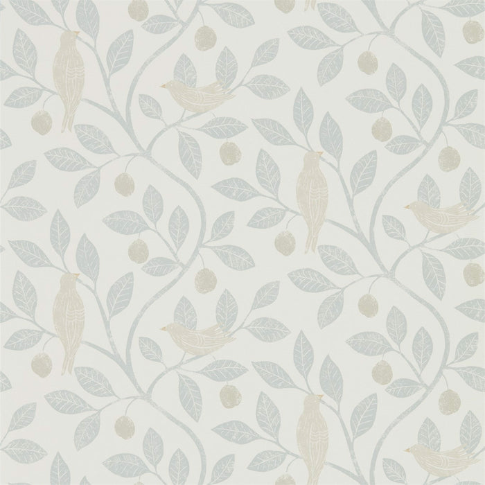 Sanderson Damson Tree Mineral/Dove 216365 Wallpaper Sample DHPO216365