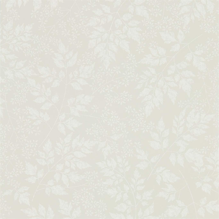 Sanderson Spring Leaves Flint 216371 Wallpaper Sample DHPO216371