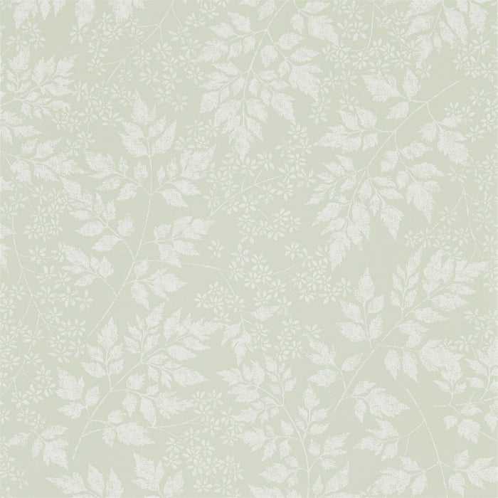 Sanderson Spring Leaves Celadon 216372 Wallpaper Sample DHPO216372