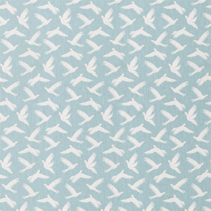 Sanderson Paper Doves Duck Egg 226351 Fabric Sample DHPO226351