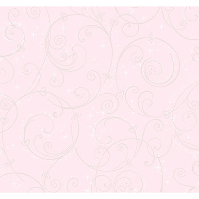 York Disney Princess Perfect Scroll Gold Glitter Wallpaper DI0904