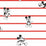 York Disney Mickey Mouse Stripe Red Wallpaper DI0933