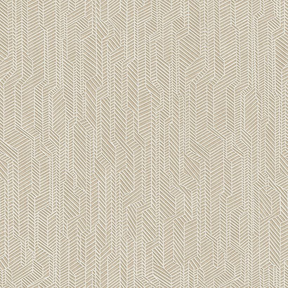 York Metropolis Geometric Tan Wallpaper DI4768