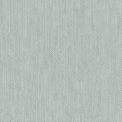 York Metropolis Geometric Teal Wallpaper DI4770