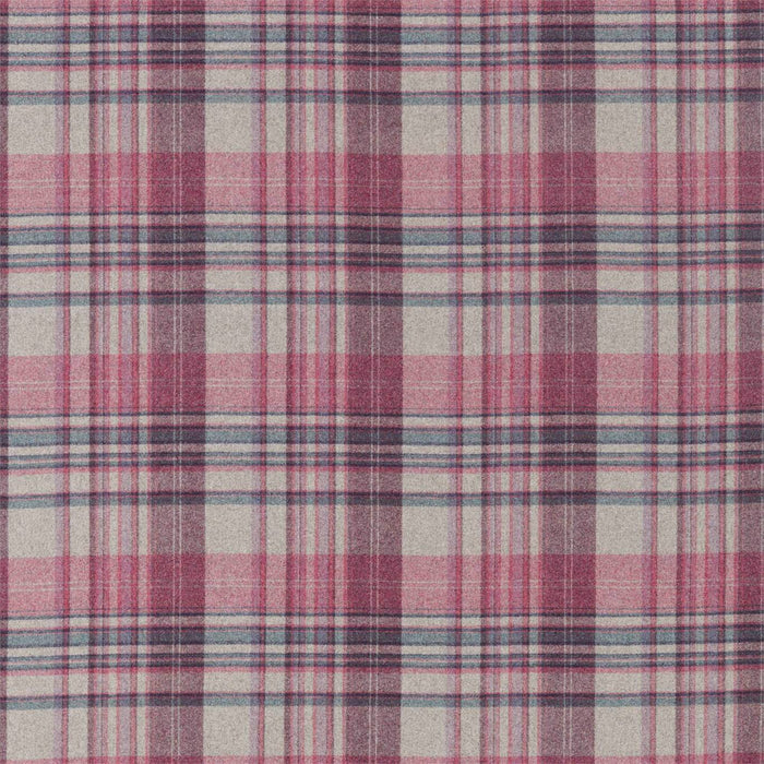 Sanderson Bryndle Check Mulberry/Fig 236736 Fabric Sample DISW236736