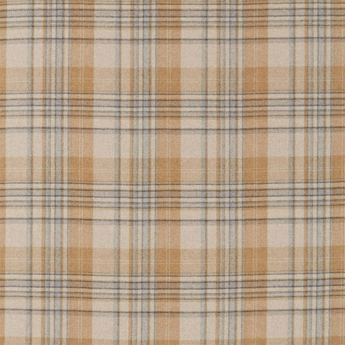 Sanderson Bryndle Check Honey/Grey 236737 Fabric Sample DISW236737