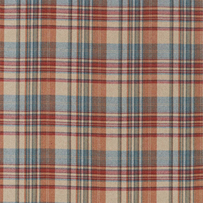 Sanderson Bryndle Check Russet/Amber 236738 Fabric Sample DISW236738