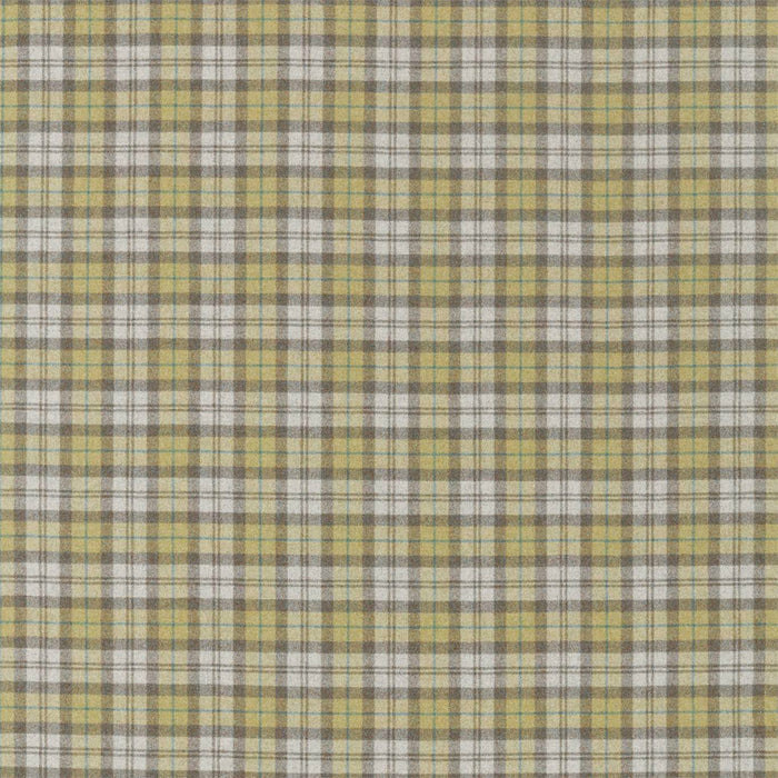 Sanderson Fenton Check Caraway/Green 236743 Fabric Sample DISW236743