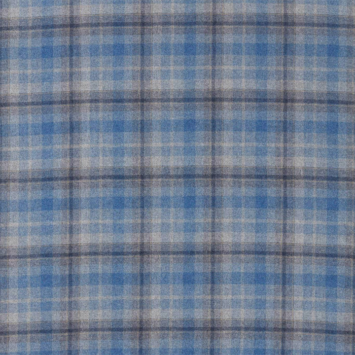 Sanderson Samphrey Check Indigo/China 236747 Fabric Sample DISW236747