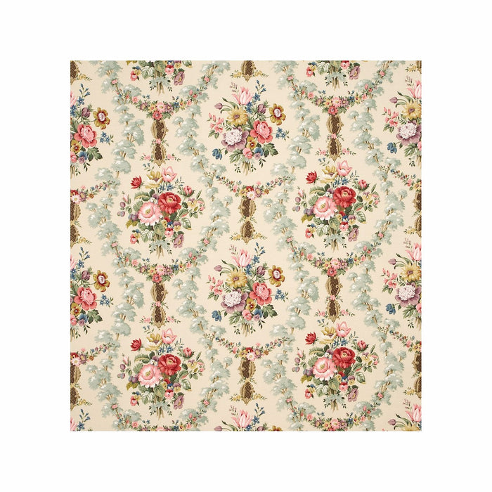 Sanderson Chatsworth Forest/Ivory CW201 Fabric Sample DKH1CW201