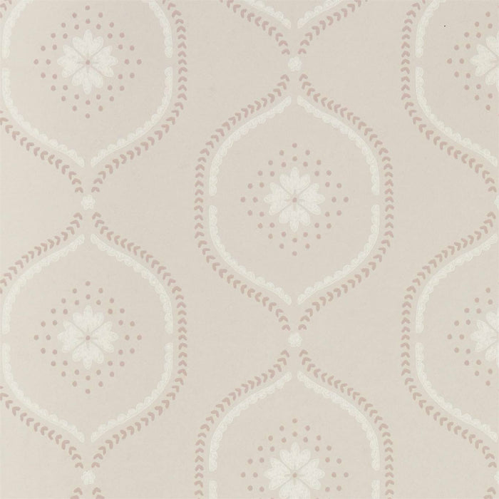 Sanderson Milcombe Powder Pink 216881 Wallpaper Sample DLMW216881