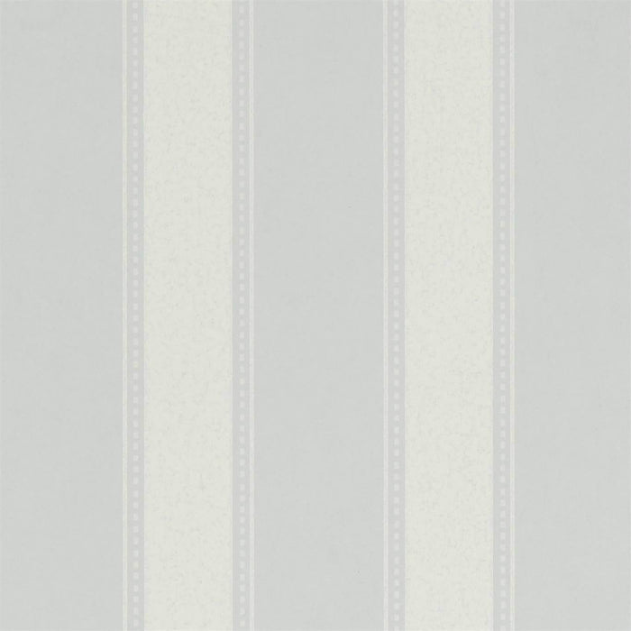 Sanderson Sonning Stripe Powder Blue 216888 Wallpaper Sample DLMW216888