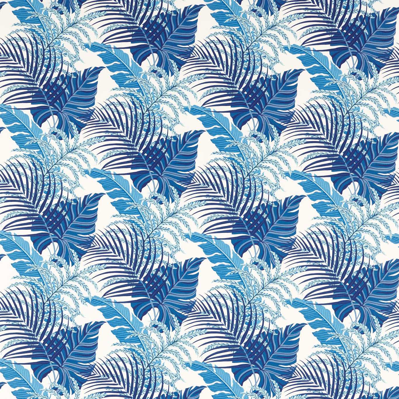 Sanderson Manila French Blue 226931 Fabric Sample DLUM226931