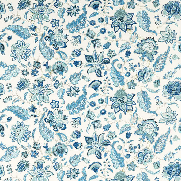 Sanderson Newnham Courtney Indigo 226936 Fabric Sample DLUM226936