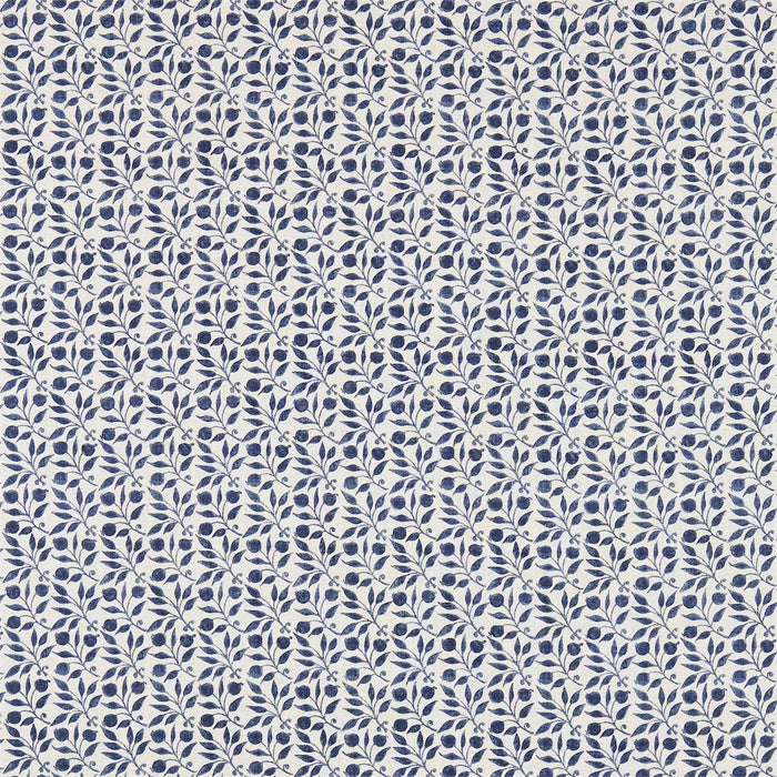 Morris & Co Rosehip Indigo 224486 Fabric Sample DM3P224486