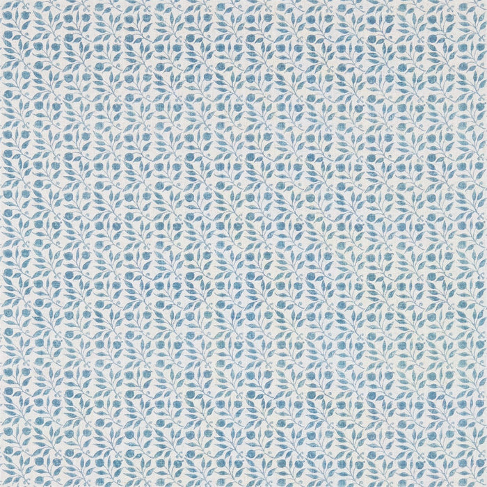 Morris & Co Rosehip Mineral Blue 224490 Fabric Sample DM3P224490