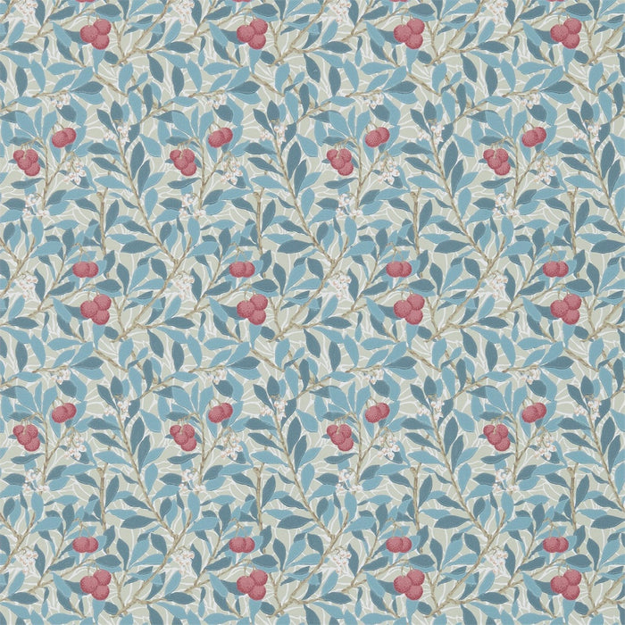 Morris & Co Arbutus Woad/Russet 214718 Wallpaper Sample DM3W214718