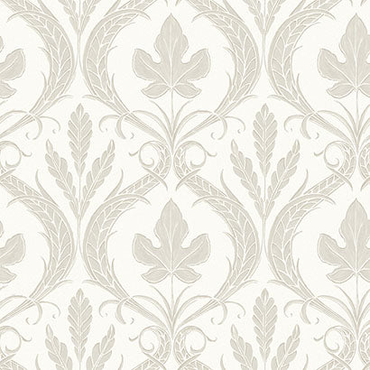 York Adirondack Damask Beige & White Sample DM4924